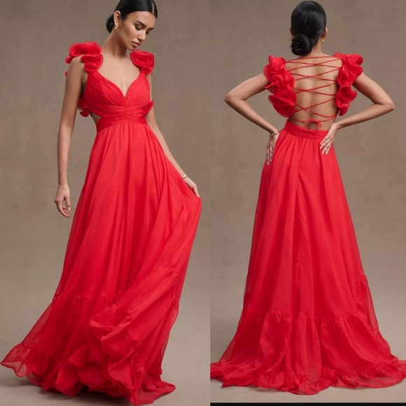 Mac Duggal Dresses Anthropologie Bhlnd Mac Duggal Indy Aline